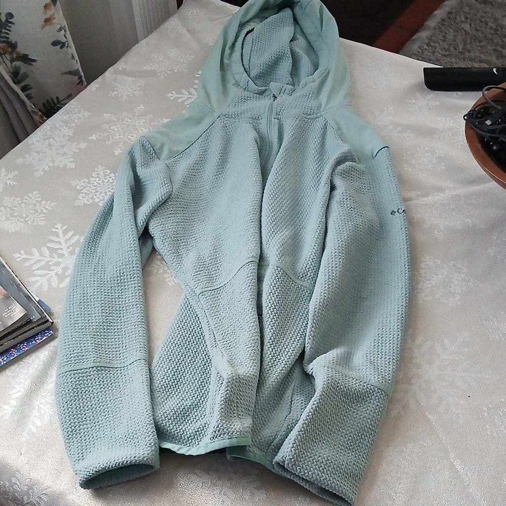 Columbia Women's Light Green Hooded Jacket